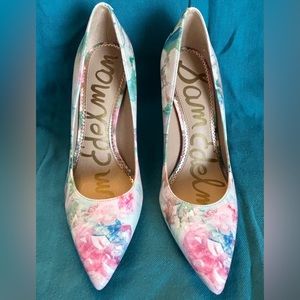 Sam Edelman Watercolor Heels